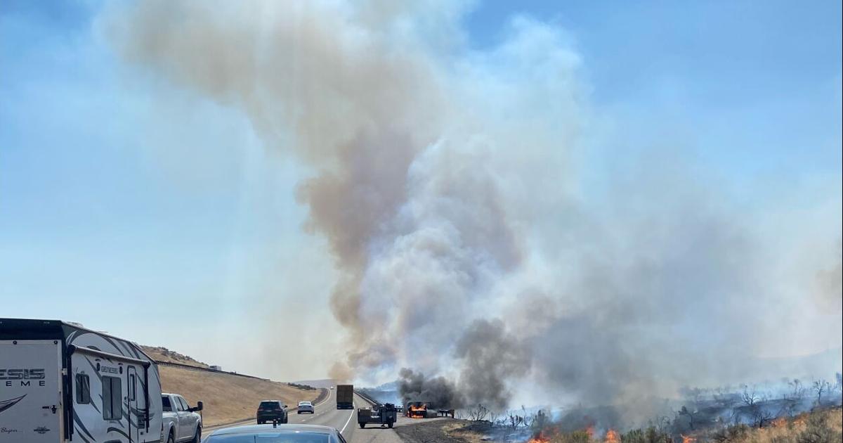 Wildfire closes part of I-84 in Eastern Oregon | Road Closure | union ...
