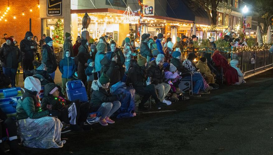 Walla Walla light parade Christmas season with color, creative