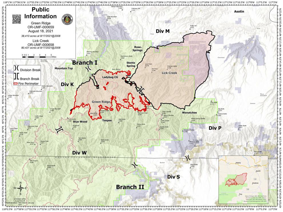 Green Ridge Fire sees first significant jump in containment since July