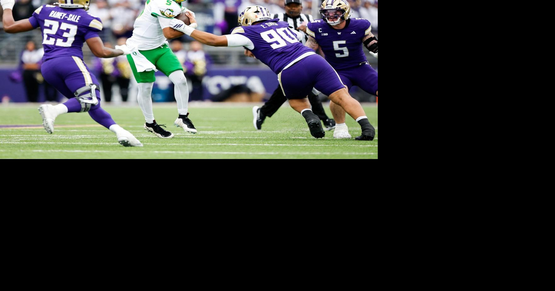 Washington Huskies’ defense shines, despite loss to Oregon