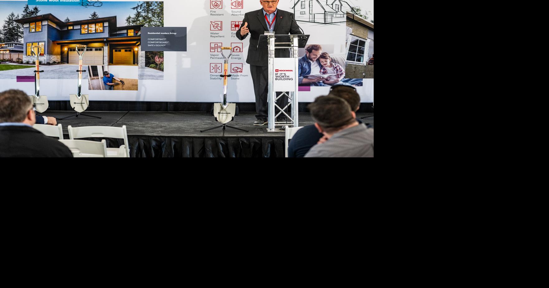 County officials, Rockwool leaders celebrate start of construction