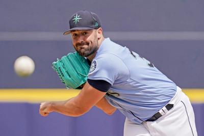 This is a 2023 photo of Robbie Ray of the Seattle Mariners