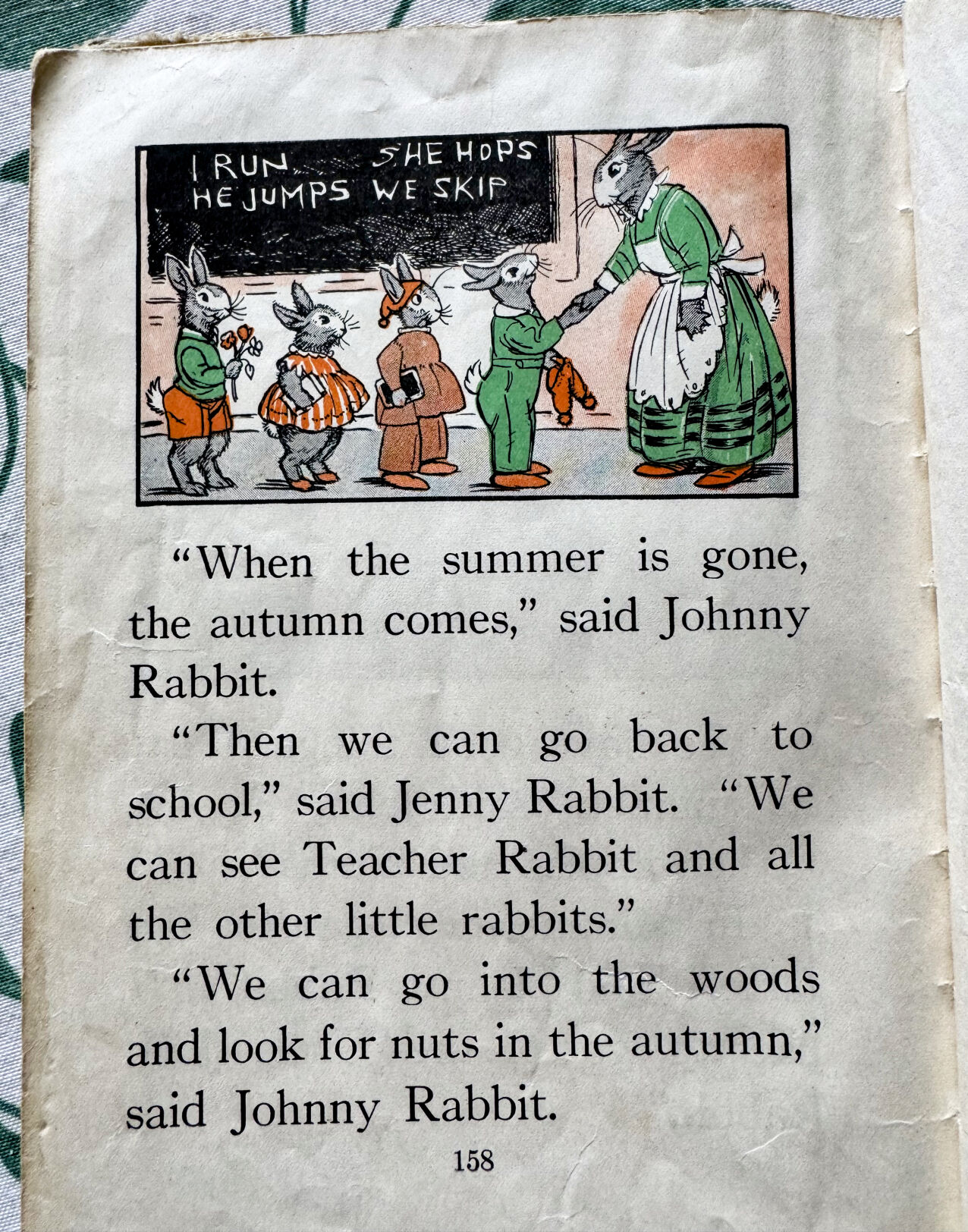 Etcetera: 1925 children's reader 'What They Say in Rabbitville