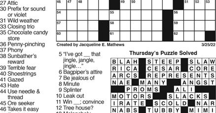 march 25 crossword crosswords union bulletin com