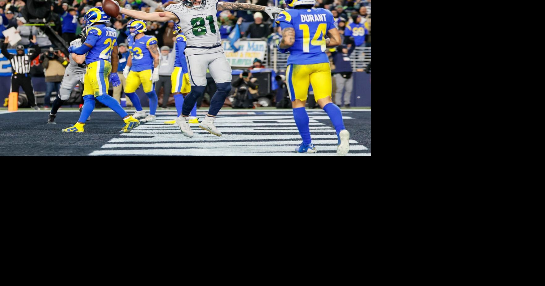 Seahawks TE Eric Saubert traveled long way to become overtime hero