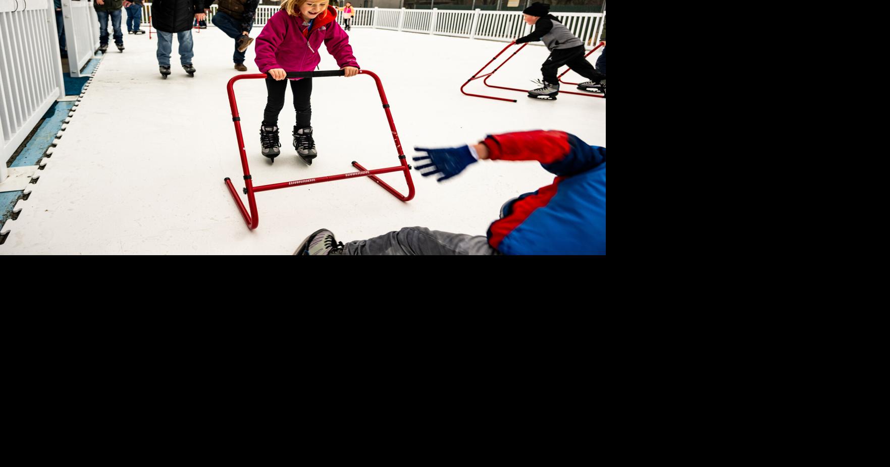 A slick opening: Waitsburg youth test town's artificial ice rink ...