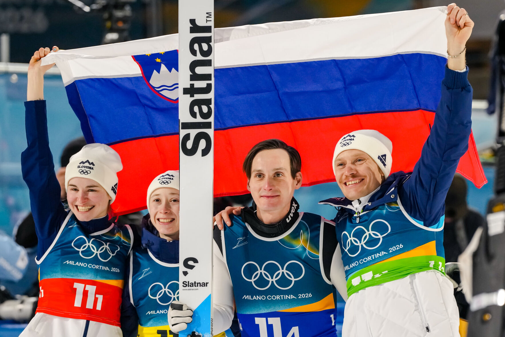 Slovenian siblings Domen and Nika Prevc win Olympic gold in ski