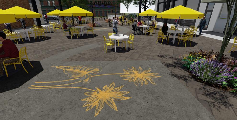 Construction begins next week on Walawála Plaza, a permanent pedestrian area for downtown Walla