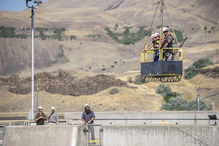 Break at John Day Dam slows down Columbia River grain shipments