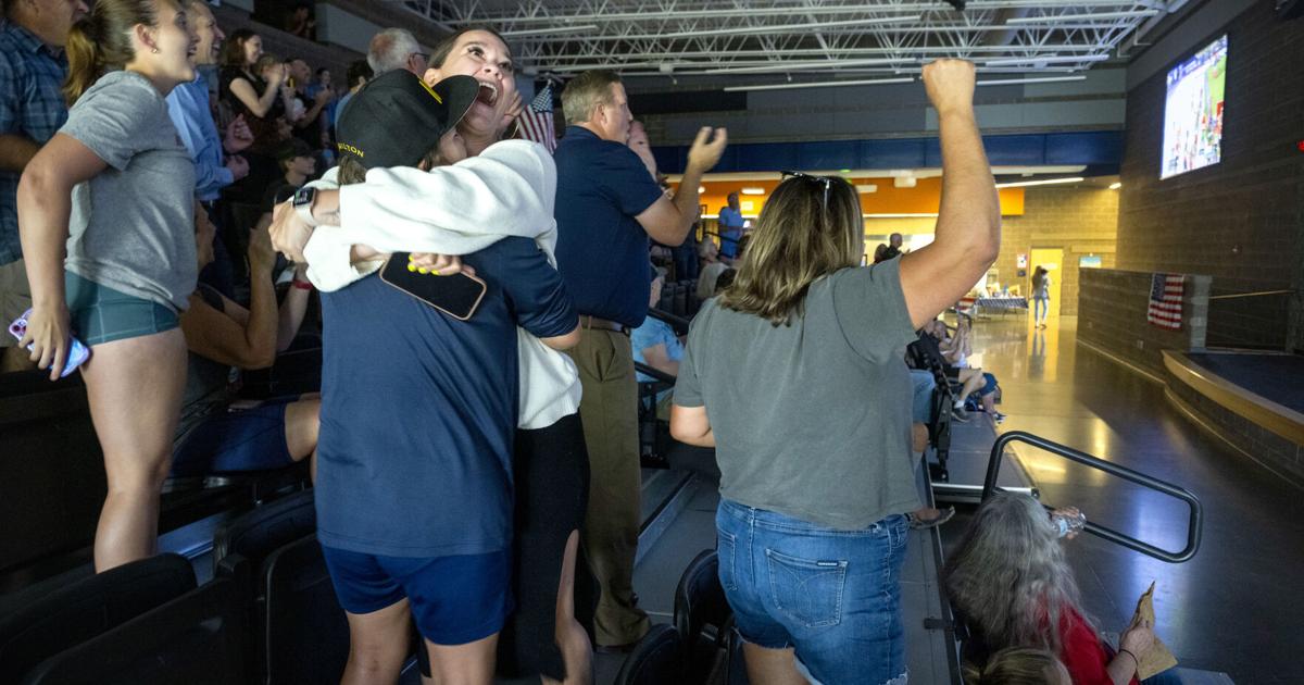 Community overcome with emotion as Kenneth Rooks wins silver in Paris ...