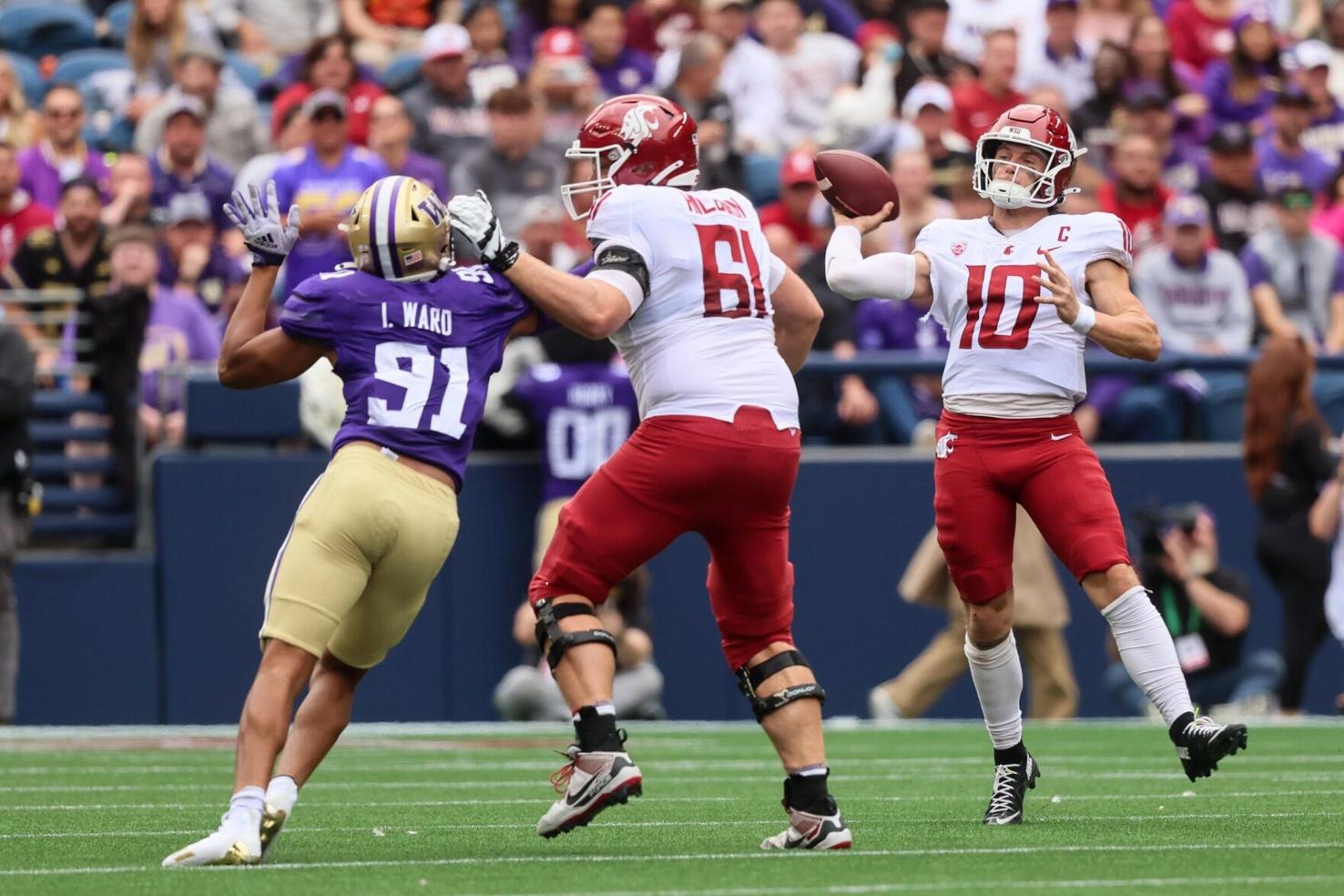 WSU’s John Mateer ‘a warrior’ for Cougars in Apple Cup win over UW