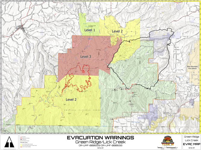 Now one month old, Green Ridge Fire south of Dayton encroaches on