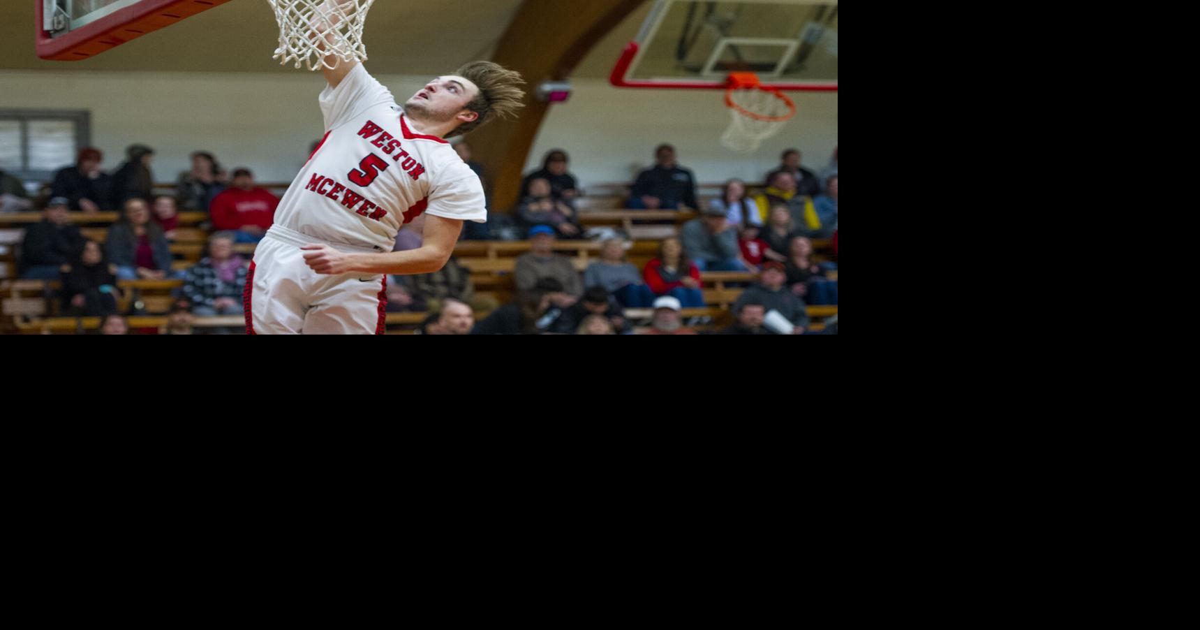 WestonMcEwen High School's boys basketball team crushes Irrigon High