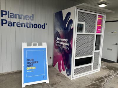 Planned Parenthood vending machine