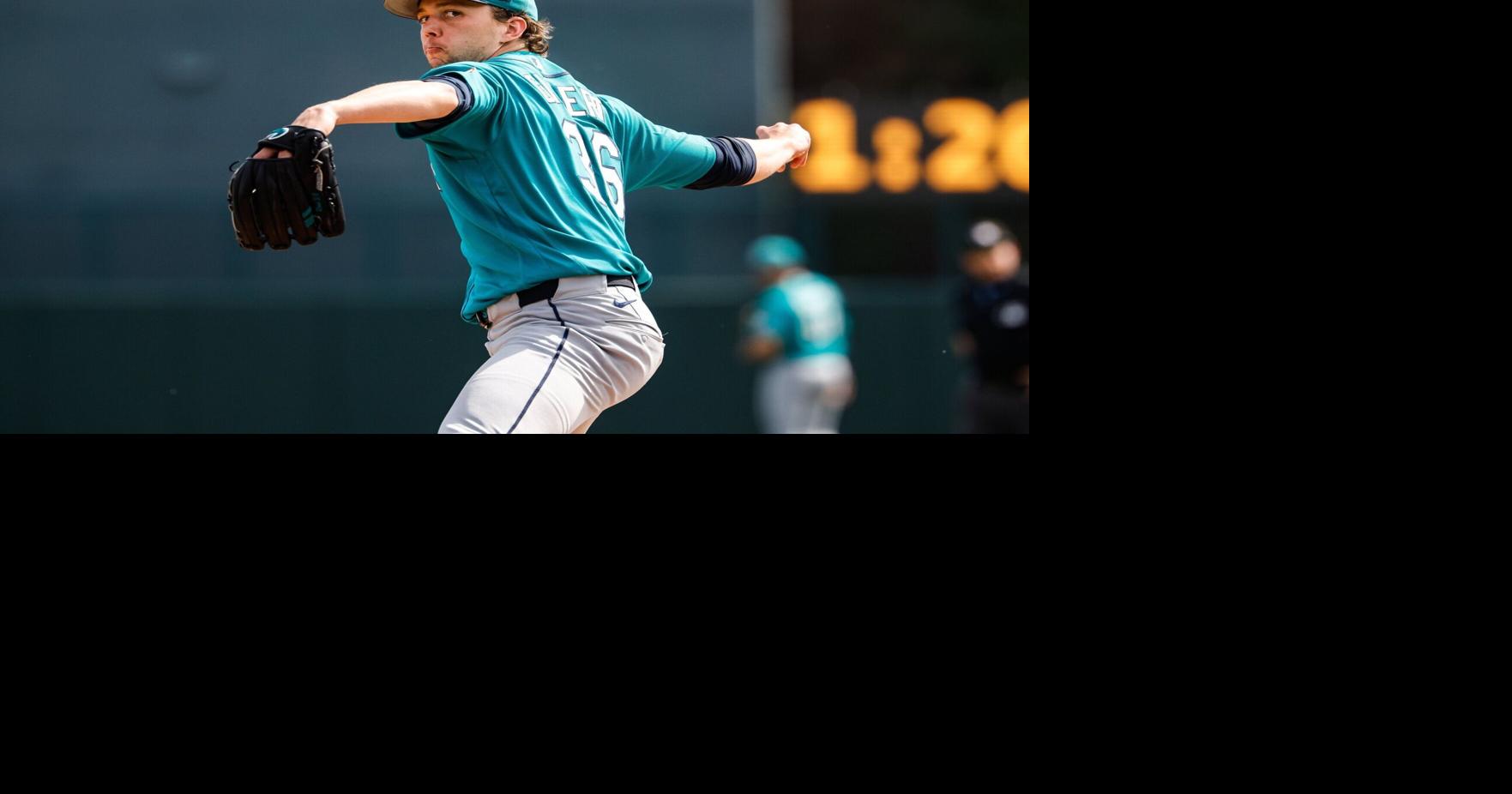 Mariners’ Logan Gilbert reunites with Cal Raleigh for final spring ...