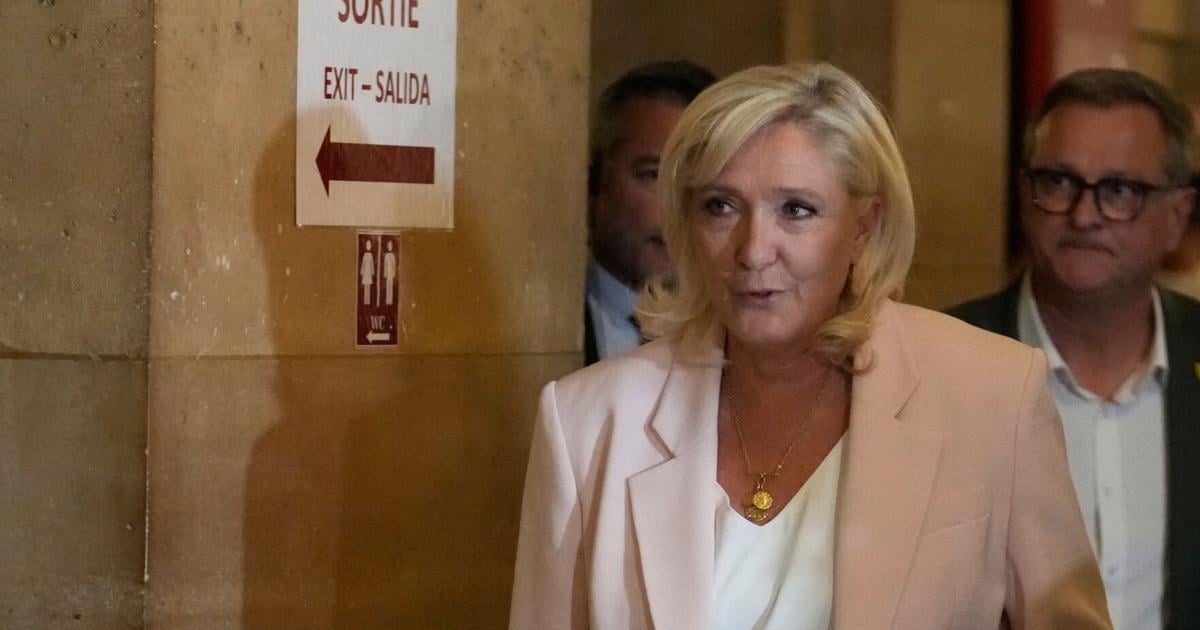 APTOPIX France Le Pen Trial