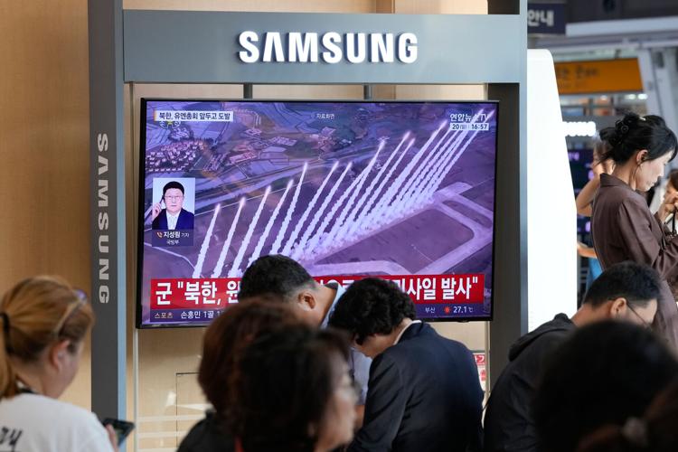 North Korea launches 2 ballistic missiles toward the sea and dials up pressure on the US