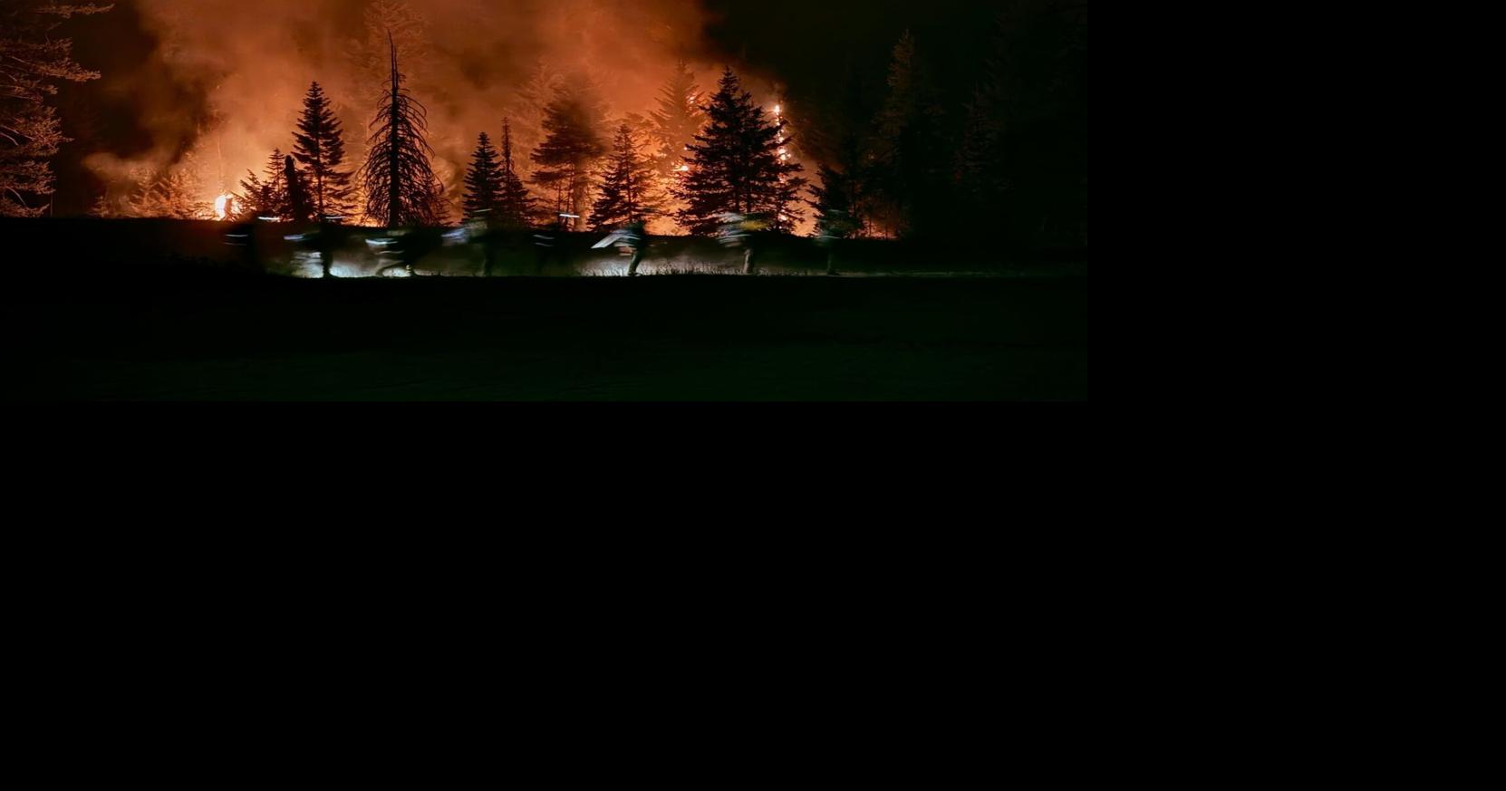 Thunderstorms help and hinder firefighting efforts over the weekend