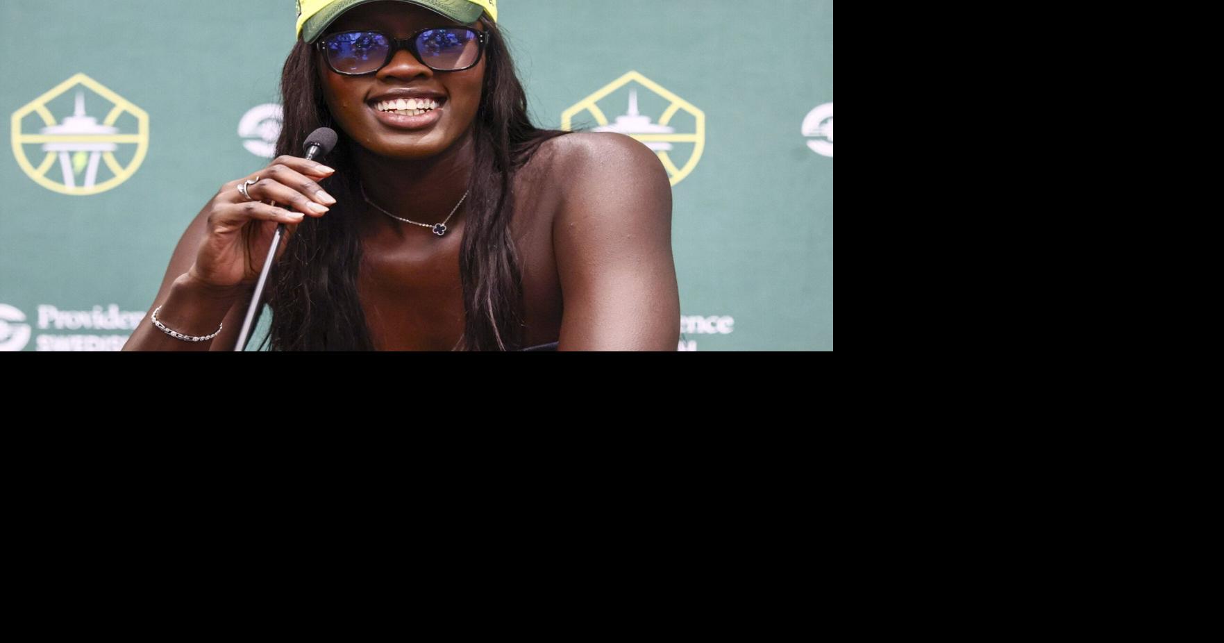 Seattle Storm introduce Awa Fam, don’t provide timeline for rookie’s WNBA debut