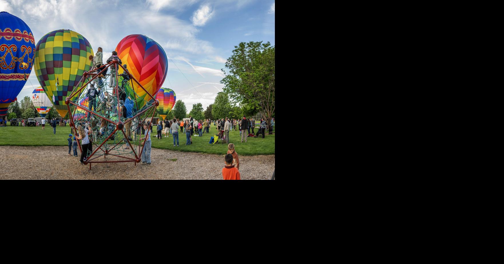 Kid's fascination stays at ground level for start of Walla Walla Balloon Stampede
