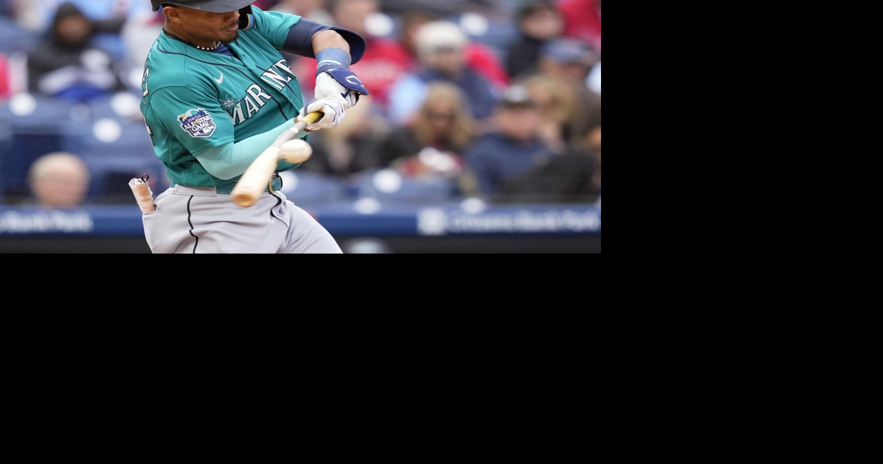 Mariners waste brilliant outing by George Kirby as bats go cold in loss to  Phillies, Mariners