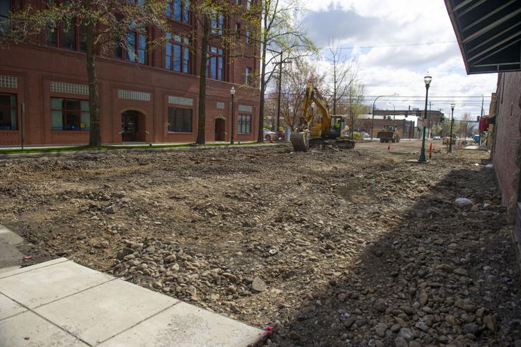 Work continues on Second Avenue, part of major downtown Walla Walla road construction