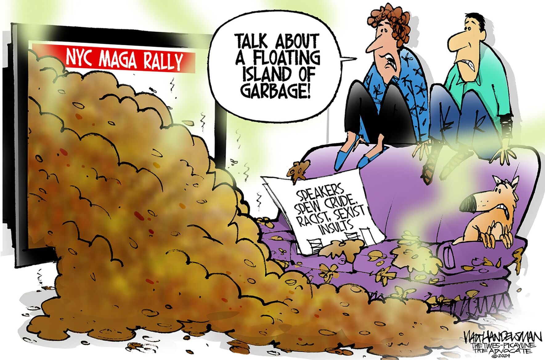 Editorial Cartoon: Walt Handelsman (Oct. 31, 2024) | Cartoons | Union ...