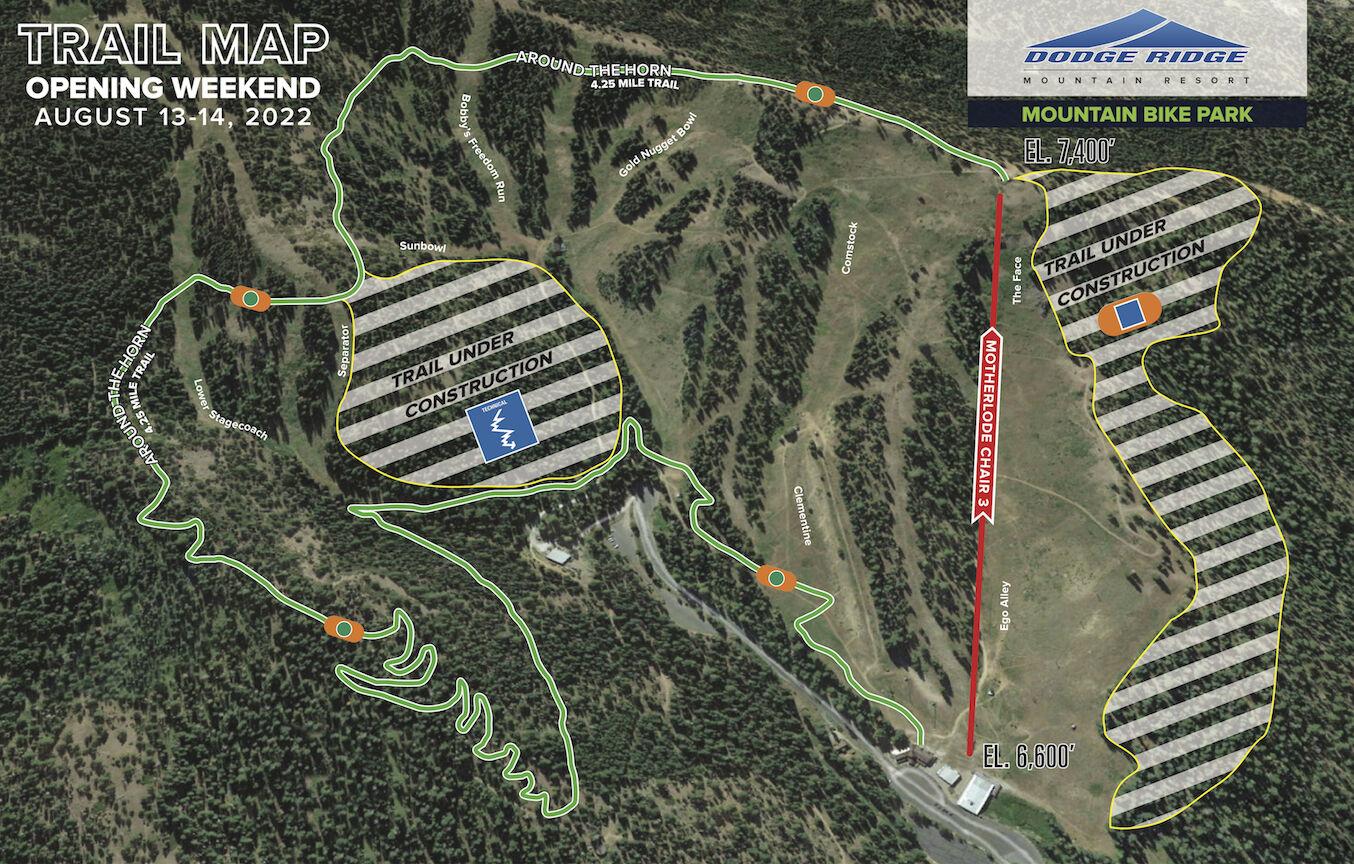 Dodge Ridge offers firstever season of lift access for mountain biking