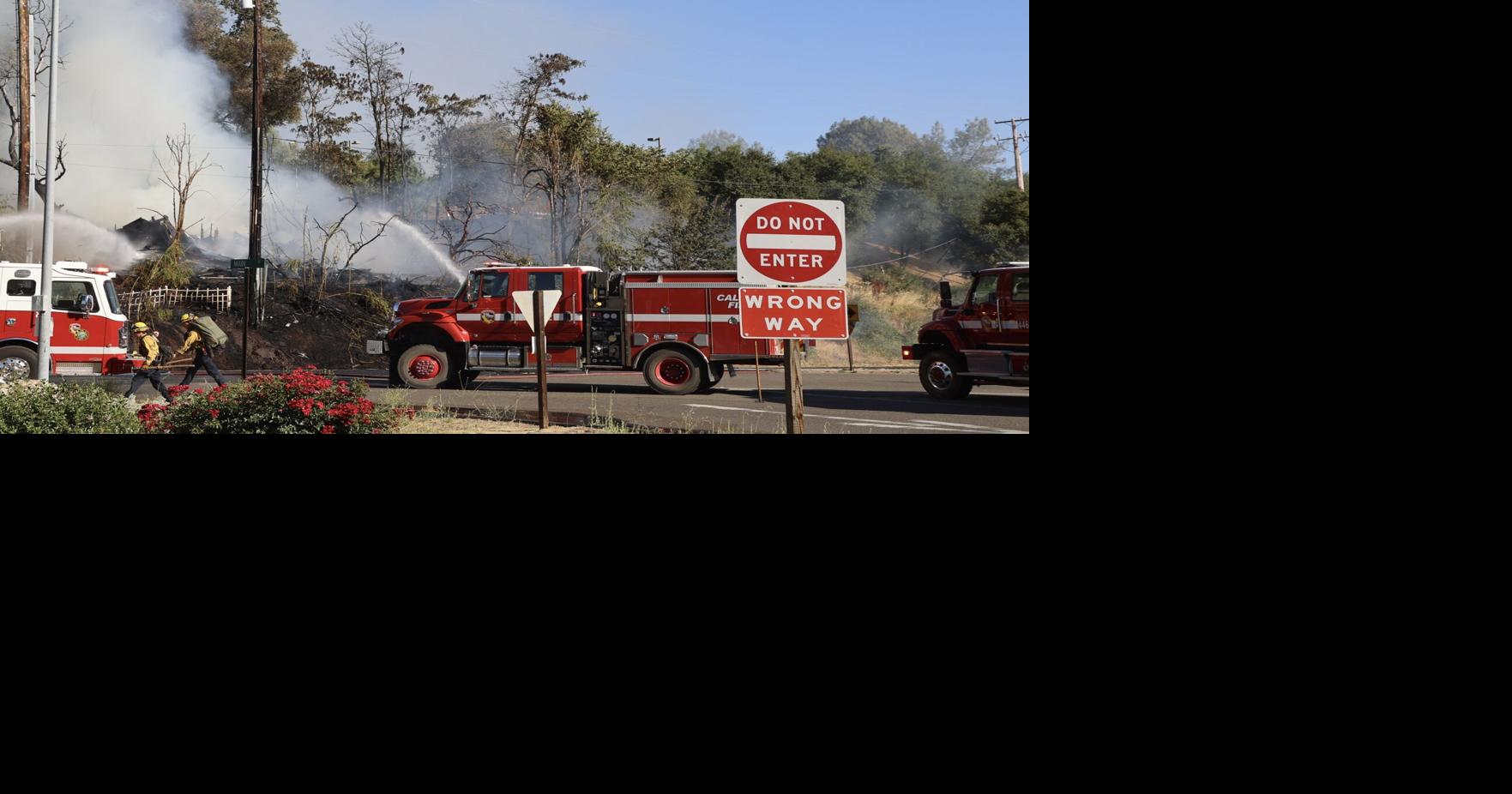 Fire destroys residential structure, camper van in Jamestown | News ...