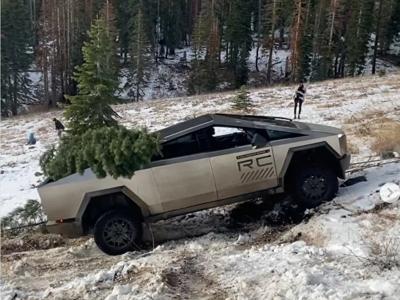 Cybertruck gets stuck in Stanislaus National Forest, feds offer to