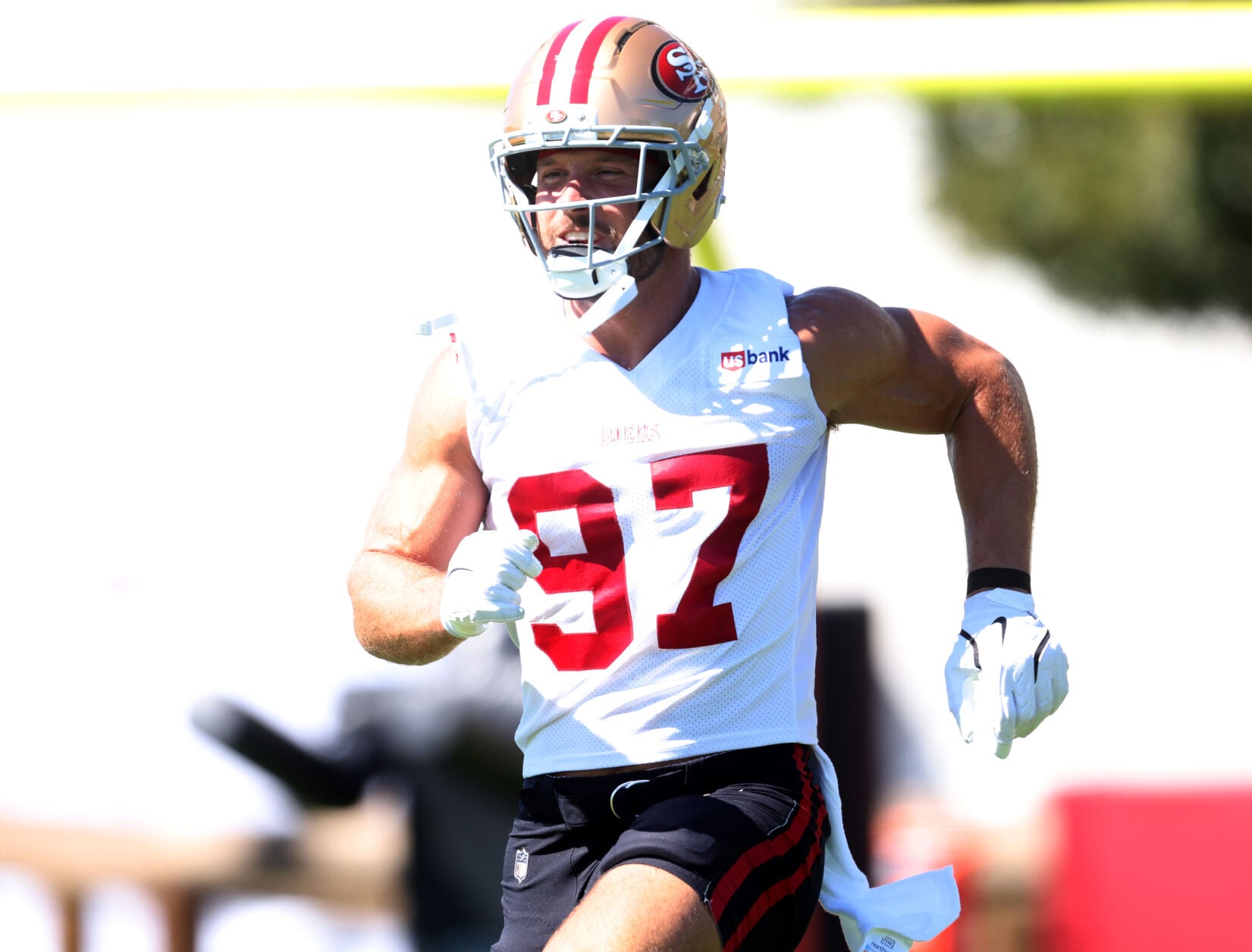 Nick Bosa makes ‘a lot of progress’ with knee injury details