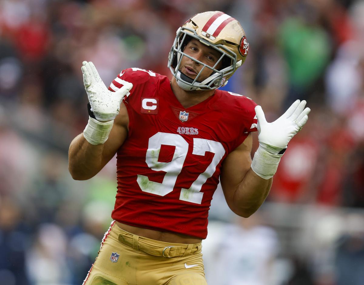 49ers' defensive line needs Bosa, Ebukam to cover for interior issues, Sports