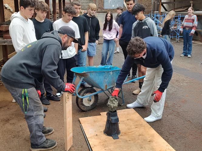 Sonora High students retaining wall project touted as example of how ...