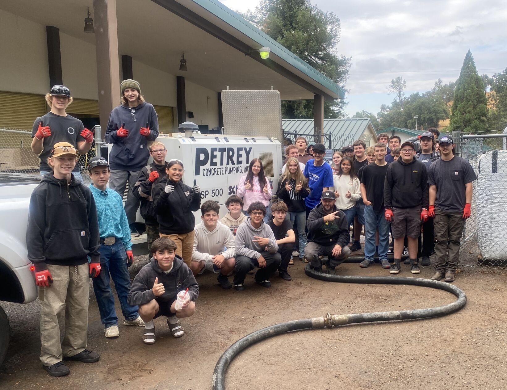 Sonora High students retaining wall project touted as example of how ...