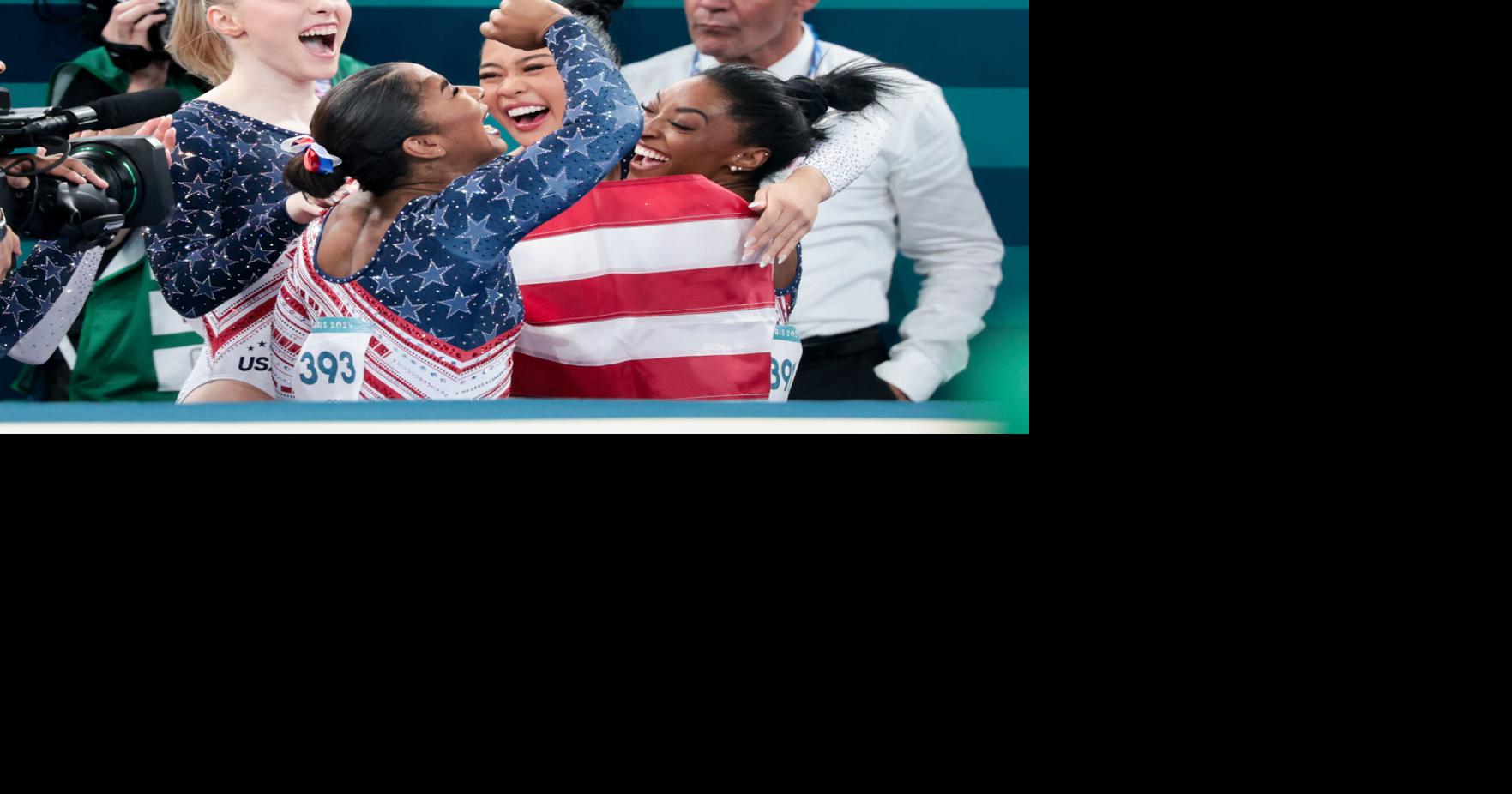 Simone Biles leads dominant US to gold in Olympic gymnastics team competition