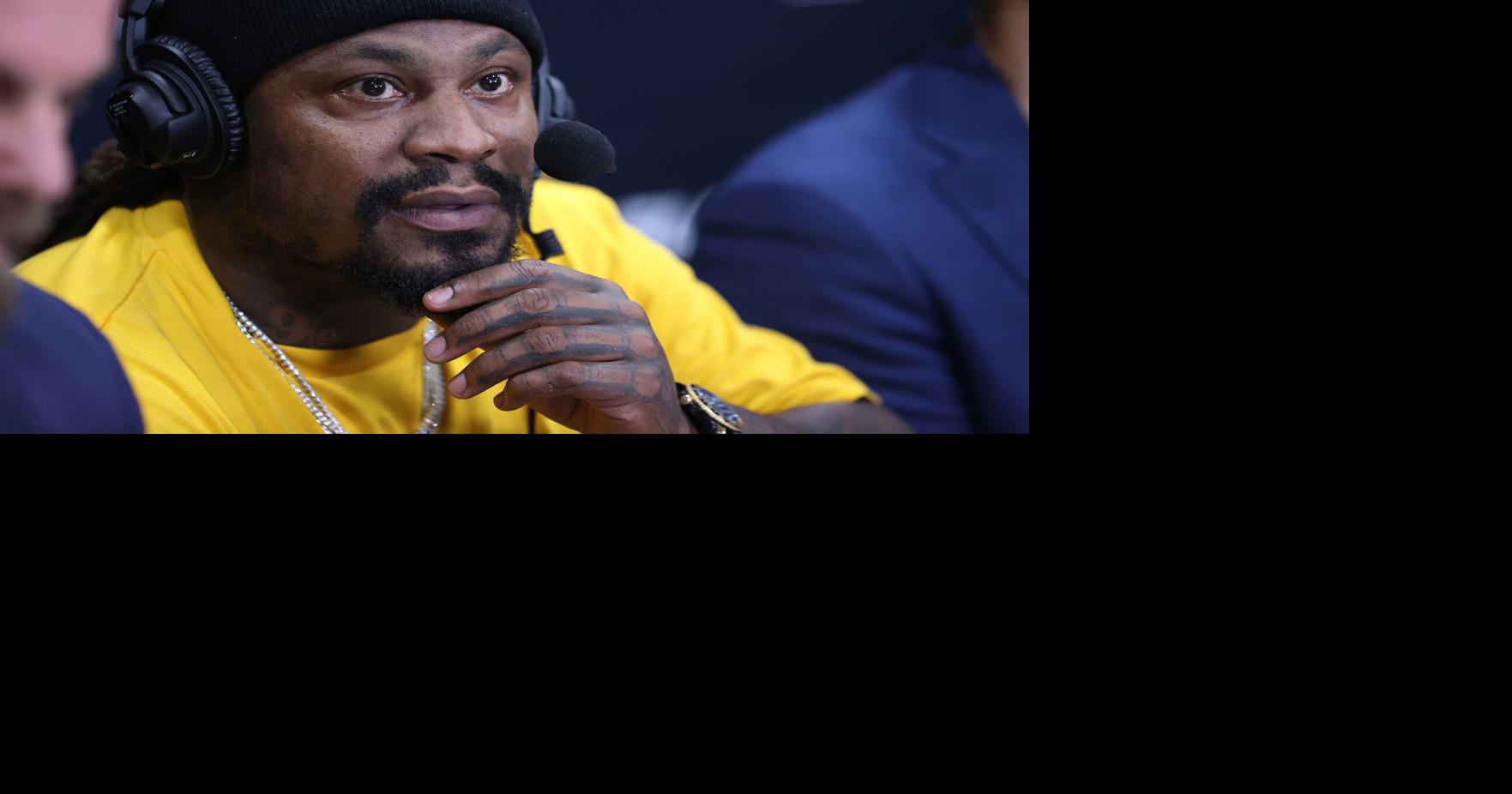 Newsom launches podcast, not presidential run. His running mate is ex-NFL star Marshawn Lynch