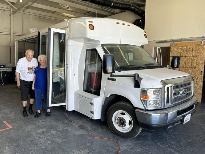 Nonprofit organization celebrates completion of free mobile laundromat