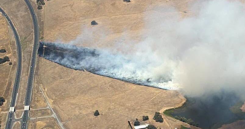 Weekend fire burns 30+ acres east of Knights Ferry