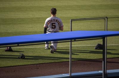 Why Mike Yastrzemski is kneeling for national anthem – KNBR