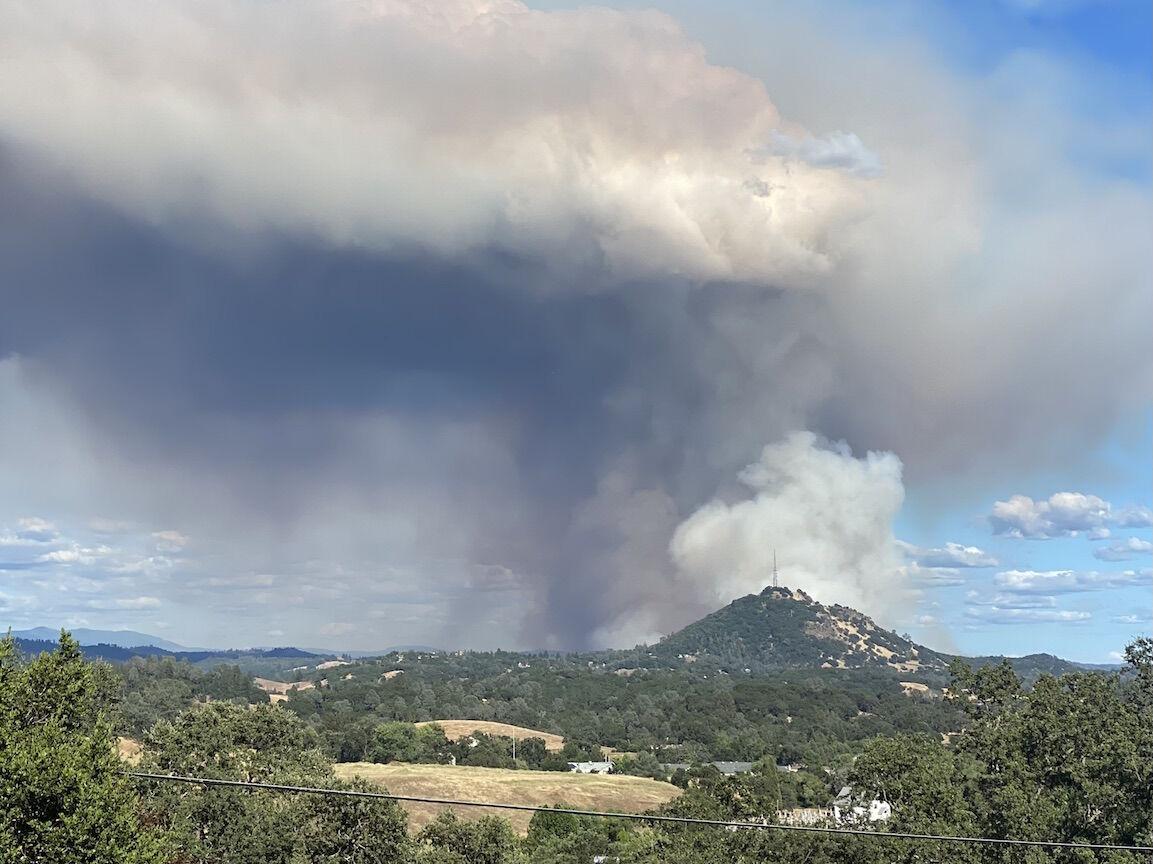 Electra Fire grows to more than 3,000 acres; homes in Amador, Calaveras