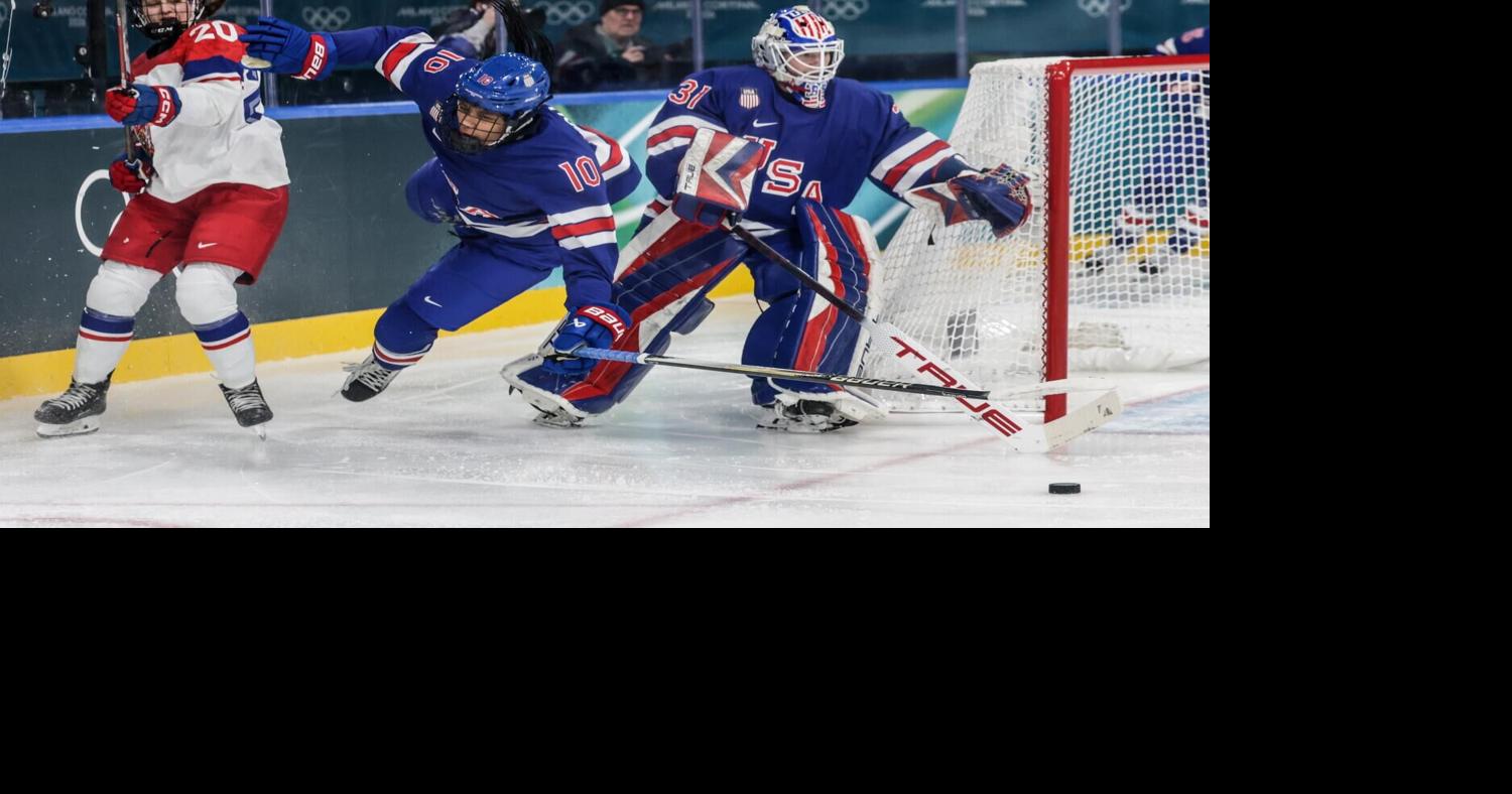 U.S. women's hockey opens Olympics with a dominant win over Czechia