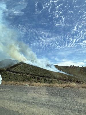 Firefighters stop forward progress of Old Priest Grade blaze