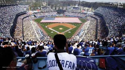 Dodger Stadium sellout is America's largest pro sports team crowd since  pandemic