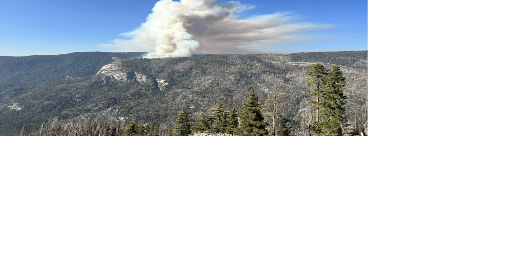 Dome Fire burns 1,177 acres in Yosemite wilderness