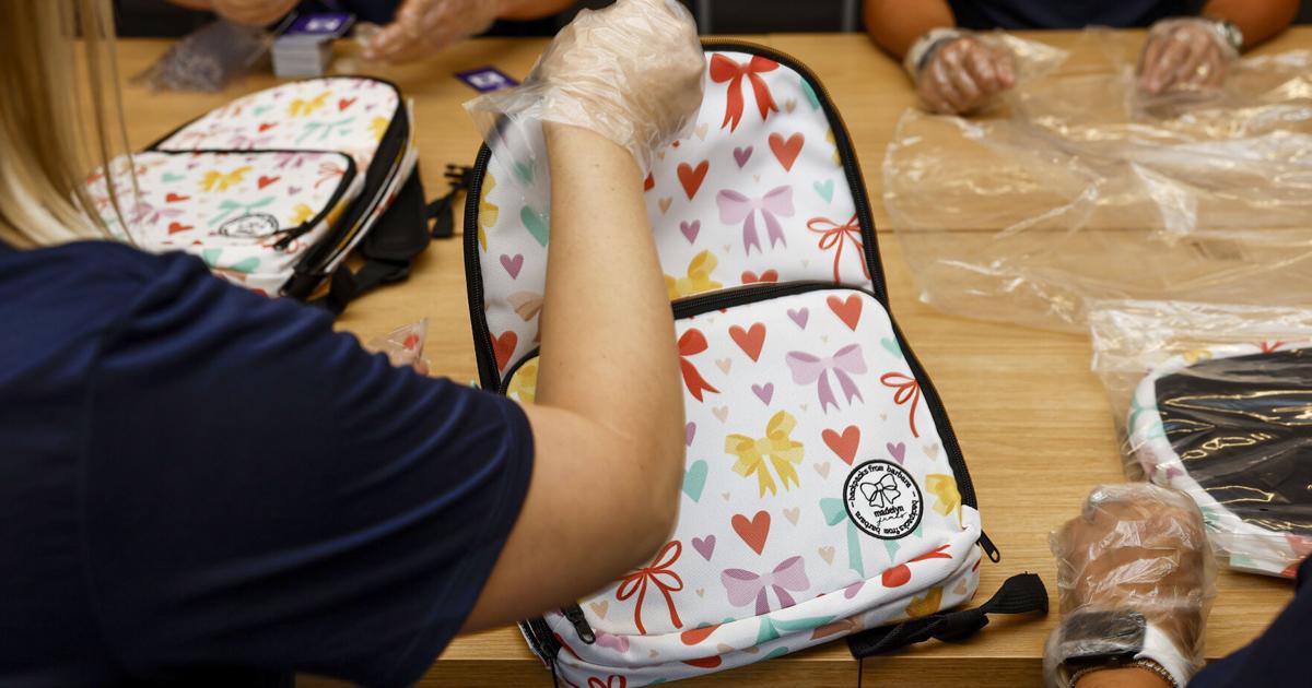 Hospital receives 300 backpacks designed to help kids get leukemia treatment on the go