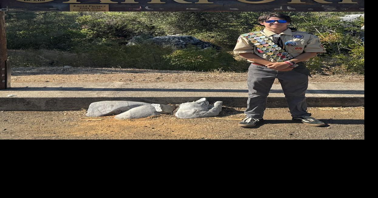 Eagle Scout candidate builds new sign for Columbia Airport