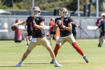 49ers release first depth chart of the 2022 preseason