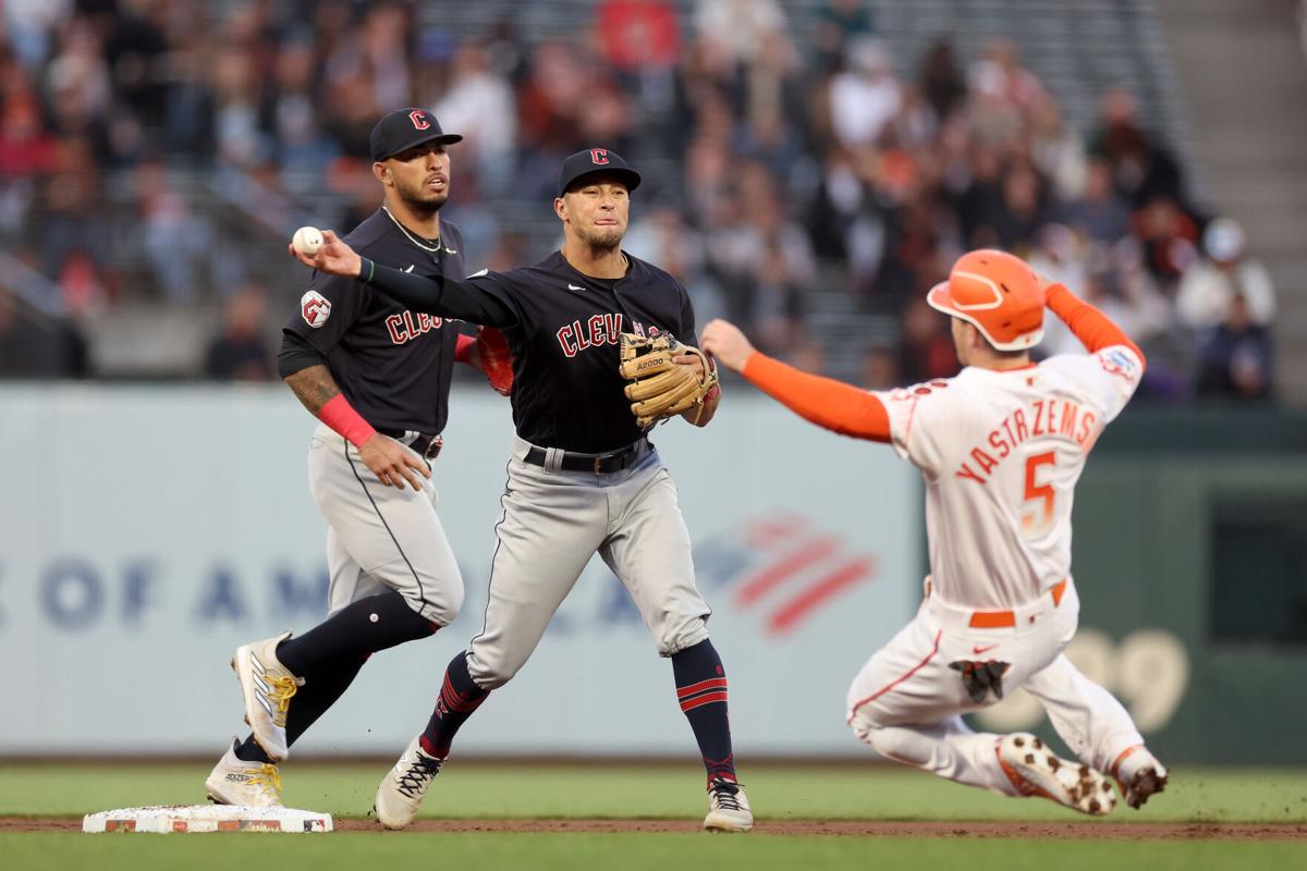 Steven Kwan's glove puts Guardians in position to sweep Rockies