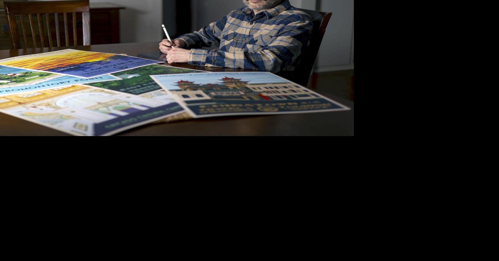 Visit Norwood Park! Or Englewood! A Chicago artist creates and sells tourism posters for the city’s neighborhood