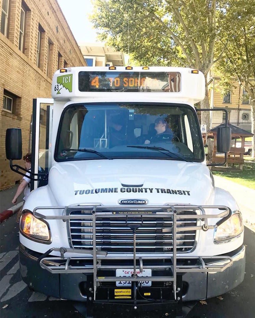 Tuolumne County Transit touts new free Columbia-Sonora bus route on ...